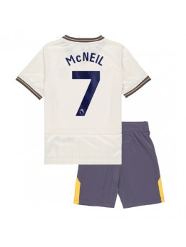 Everton Dwight McNeil #7 Ausweichtrikot für Kinder 2024-25 Kurzarm (+ Kurze Hosen)